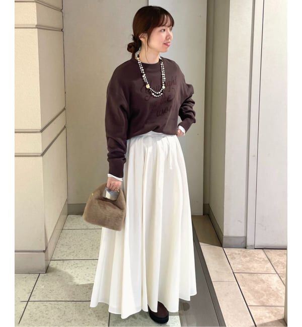 SLOBE IENA「ランダムタックボリュームスカート」|スカート|