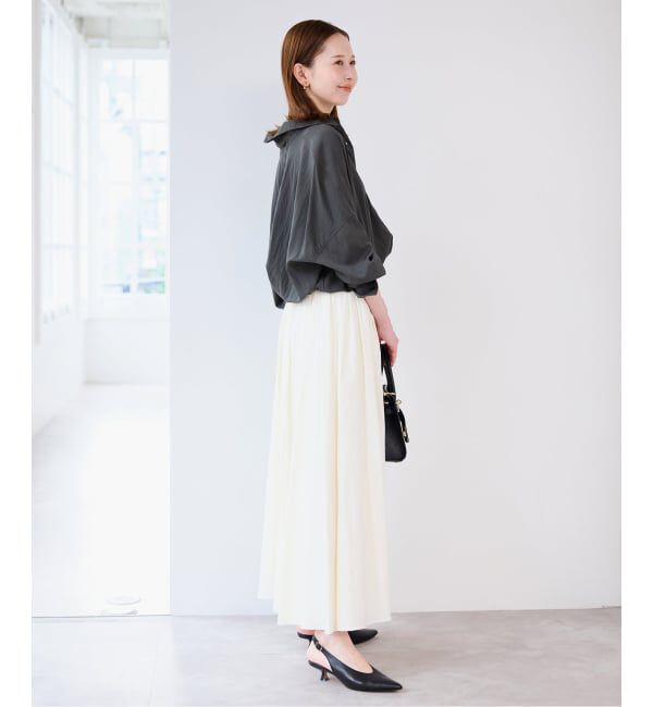 SLOBE IENA「ランダムタックボリュームスカート」|スカート|