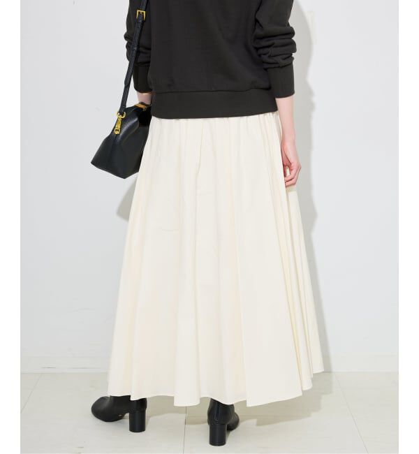 SLOBE IENA「ランダムタックボリュームスカート」|スカート|