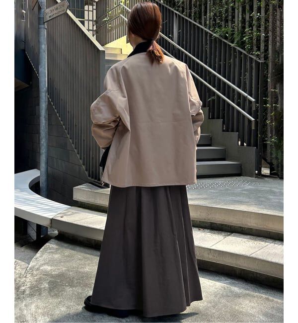 SLOBE IENA「ランダムタックボリュームスカート」|スカート|