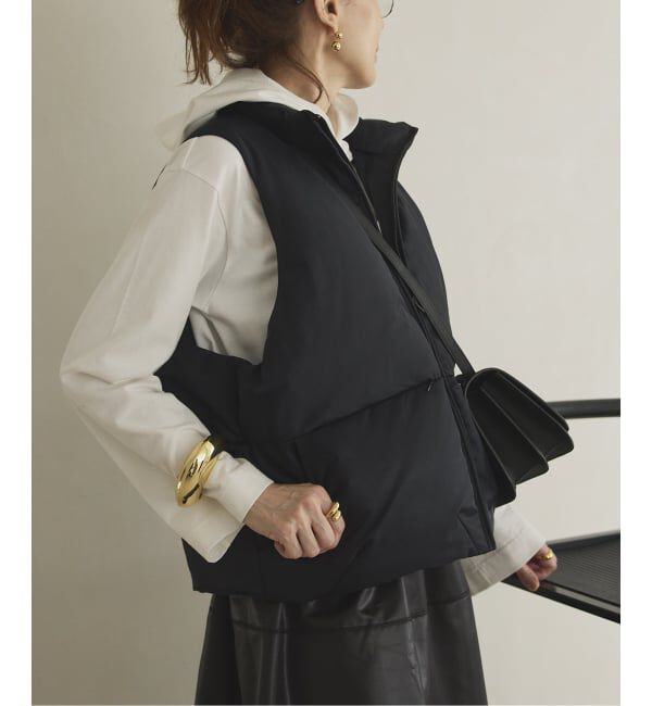 VERMEIL par iena「ナイロンショートジレ」|ダウン|