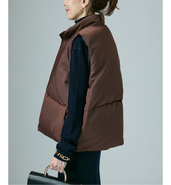 VERMEIL par iena「ナイロンショートジレ」|ダウン|