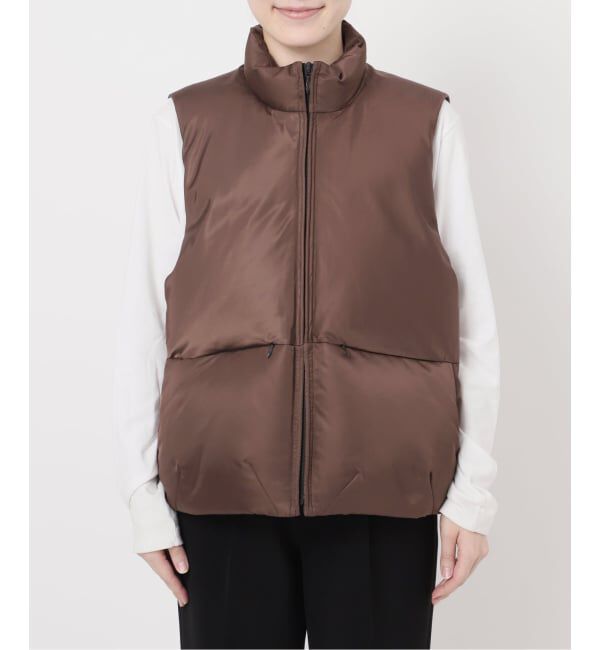 VERMEIL par iena「ナイロンショートジレ」|ダウン|