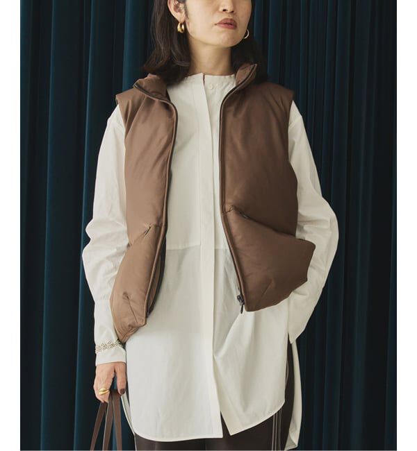 VERMEIL par iena「ナイロンショートジレ」|ダウン|