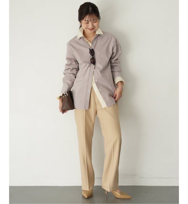 SLOBE IENA「《WEB限定/追加》HAPPYCOLOR SHIRT」|シャツ・ブラウス|