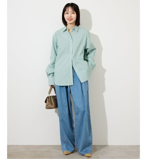 SLOBE IENA「《WEB限定/追加》HAPPYCOLOR SHIRT」|シャツ・ブラウス|