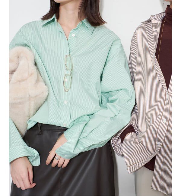 SLOBE IENA「《WEB限定/追加》HAPPYCOLOR SHIRT」|シャツ・ブラウス|