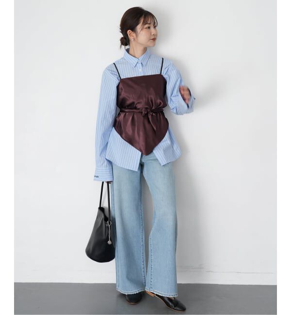 SLOBE IENA「《WEB限定/追加》HAPPYCOLOR SHIRT」|シャツ・ブラウス|