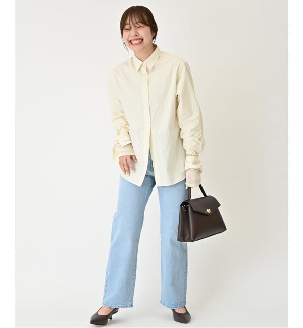 SLOBE IENA「《WEB限定/追加》HAPPYCOLOR SHIRT」|シャツ・ブラウス|