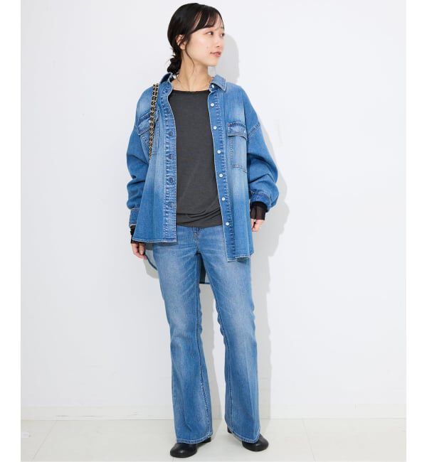 SLOBE IENA「《吸湿発熱》ウォームレイヤードスリーブロンTEE」|Tシャツ・カットソー|