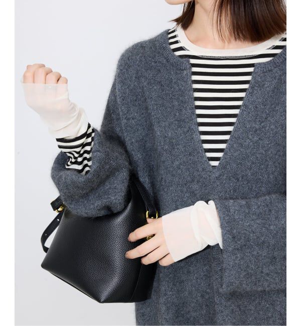 SLOBE IENA「《吸湿発熱》ウォームレイヤードスリーブロンTEE」|Tシャツ・カットソー|