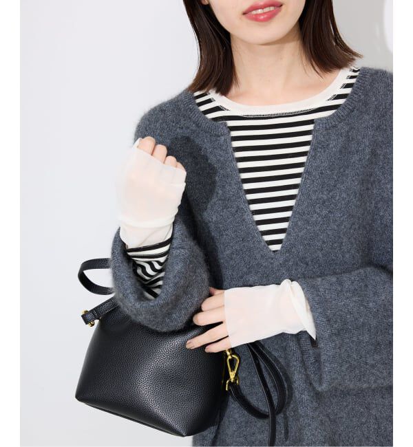 SLOBE IENA「《吸湿発熱》ウォームレイヤードスリーブロンTEE」|Tシャツ・カットソー|