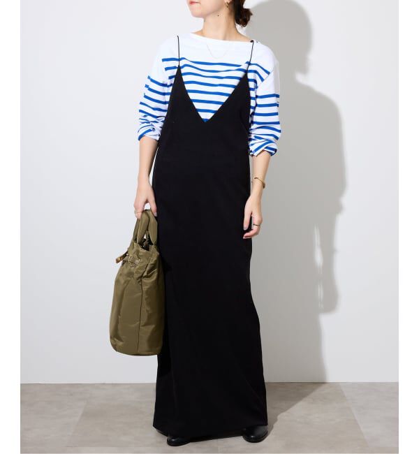 SLOBE IENA「スウェードライクキャミワンピース」|ワンピース|