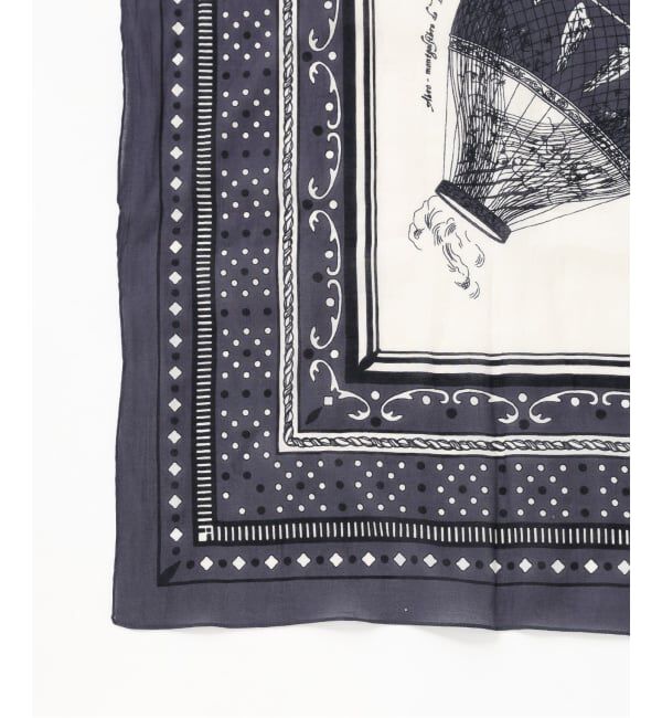 VERMEIL par iena「《予約》manipuri マニプリ インドストール バルーンバンダナ 0161333012」|ストール|