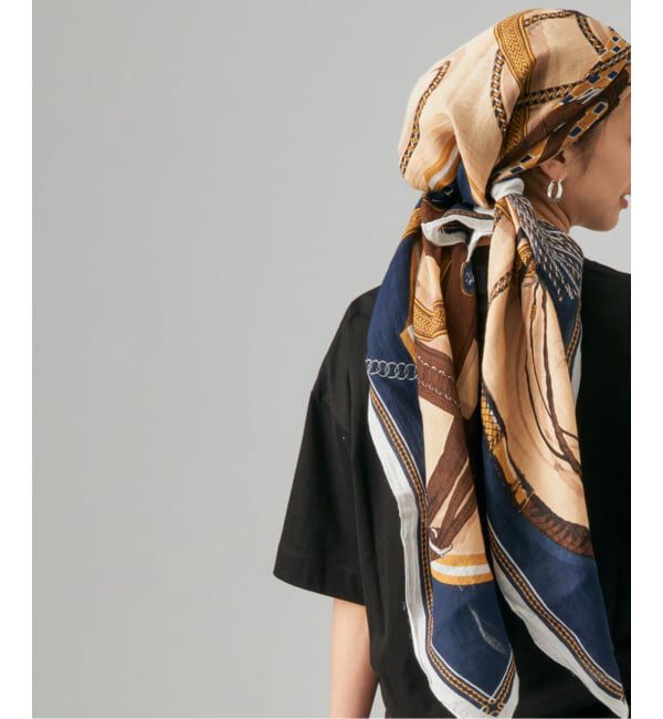 VERMEIL par iena「《予約》manipuri マニプリ インドストール ジョッキー 0161333118」|ストール|