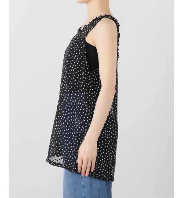 IENA LA BOUCLE「IENA LA BOUCLE シアードットタンクブラウス」|シャツ・ブラウス|