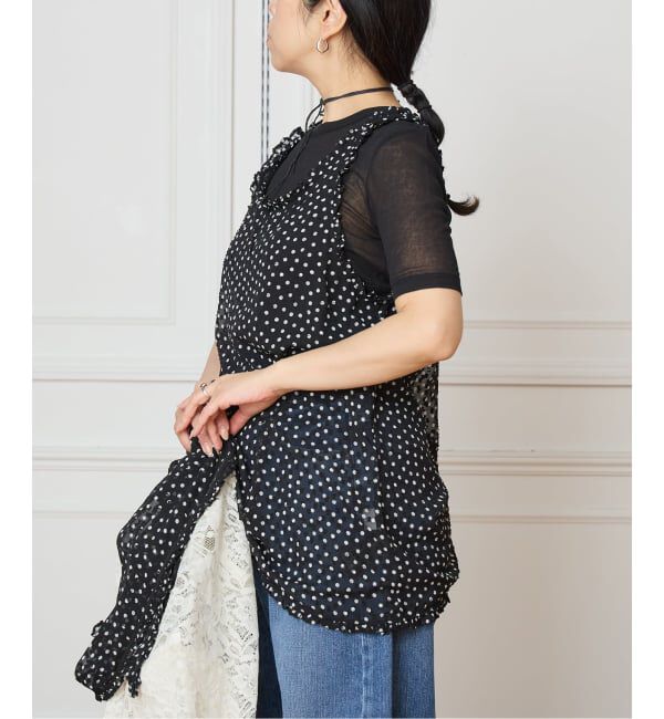 IENA LA BOUCLE「IENA LA BOUCLE シアードットタンクブラウス」|シャツ・ブラウス|