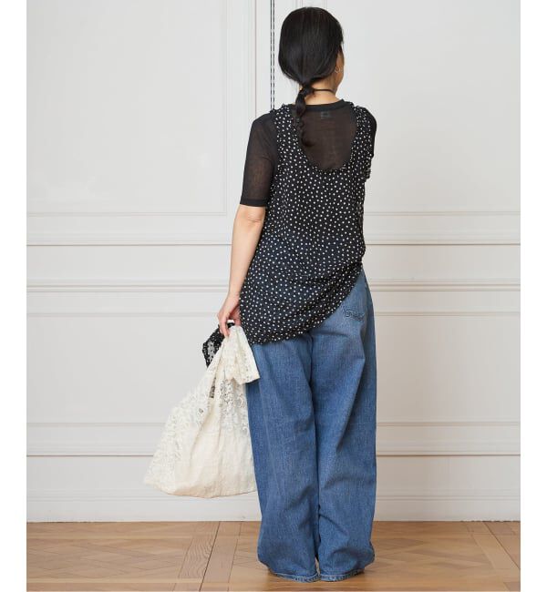 IENA LA BOUCLE「IENA LA BOUCLE シアードットタンクブラウス」|シャツ・ブラウス|