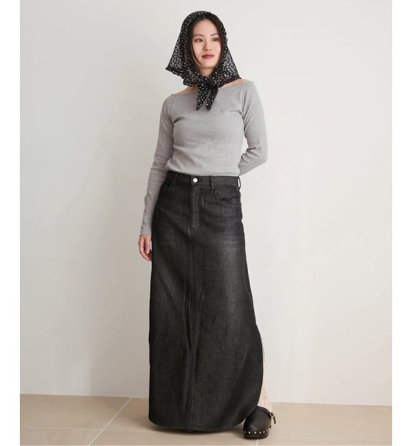 IENA LA BOUCLE「IENA LA BOUCLE シアードットバブーシュカ」|バンダナ・スカーフ|