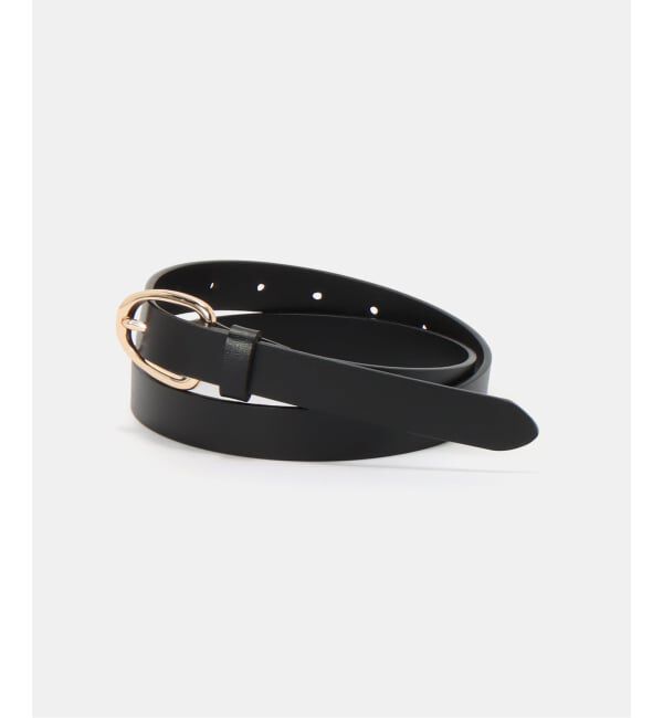 SLOBE IENA「《追加8》SLOBE ラウンドバックルレザーベルト」|ベルト|