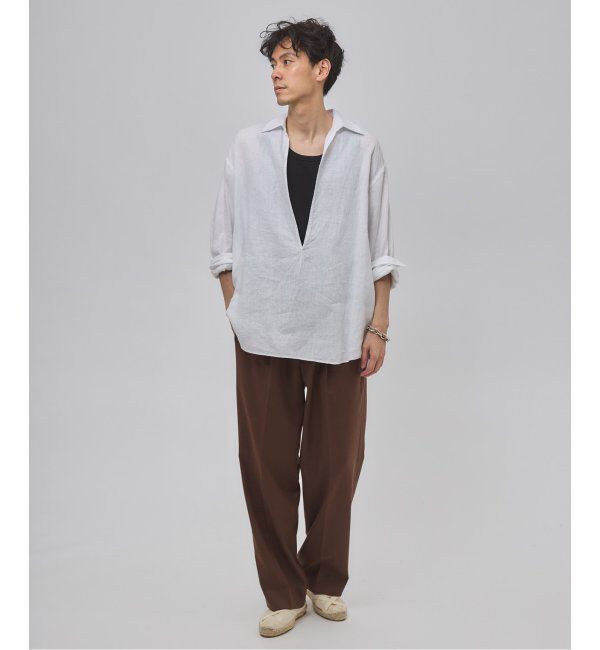 EDIFICE「PIPED STEM パンツ」|スラックス|