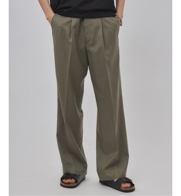 EDIFICE「PIPED STEM パンツ」|スラックス|