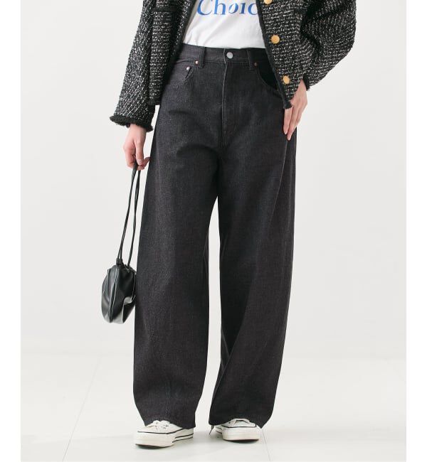 journal standard L'essage「《予約》11.8oz 3D デニムパンツ」|デニム|ブラック