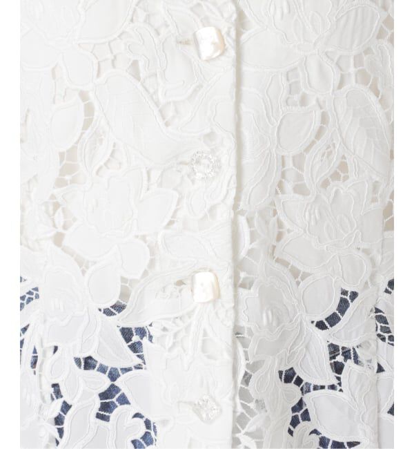 journal standard L'essage「《予約》フラワーレースベスト」|ダウンベスト・ベスト|