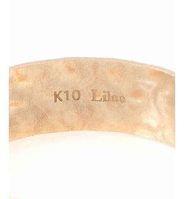 Lilas by Spick&Span「10mmテクスチャースリットリング K10」|リング|