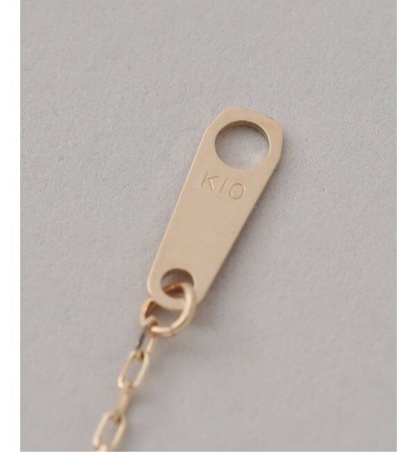 Lilas by Spick&Span「7ダイヤステーション50cmネックレス K10」|ネックレス|