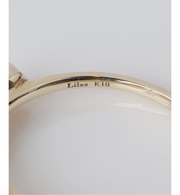 Lilas by Spick&Span「グラデーションパールリング K10」|リング|