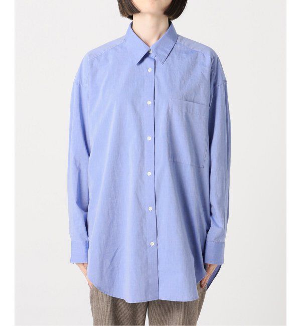 Spick and Span「《追加》50コットンオーバーシャツ」|シャツ・ブラウス|