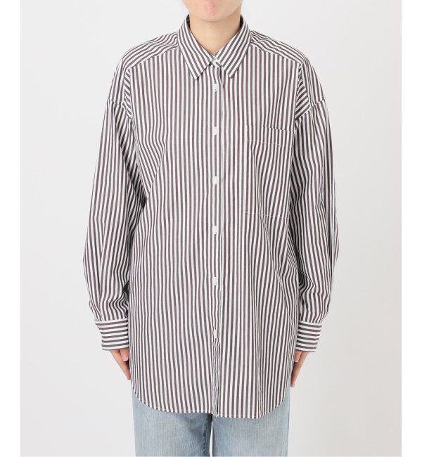 Spick and Span「《追加》50コットンオーバーシャツ」|シャツ・ブラウス|