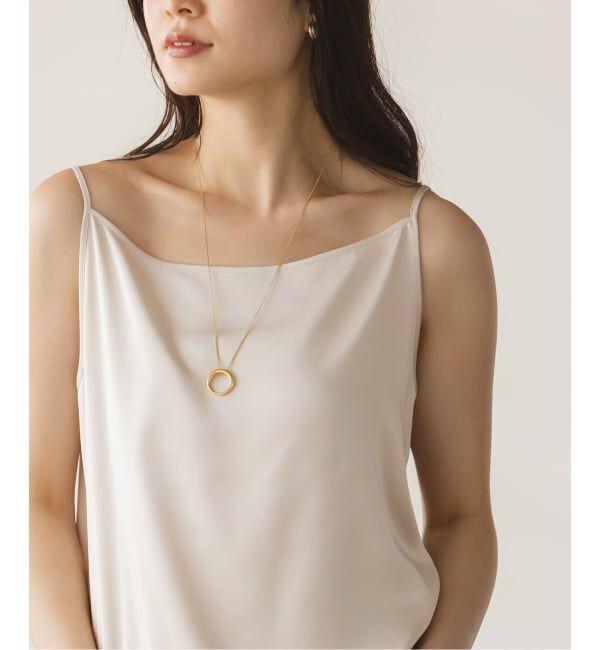 NOBLE「【洗える】メルティサテン2WAYキャミ」|キャミソール|