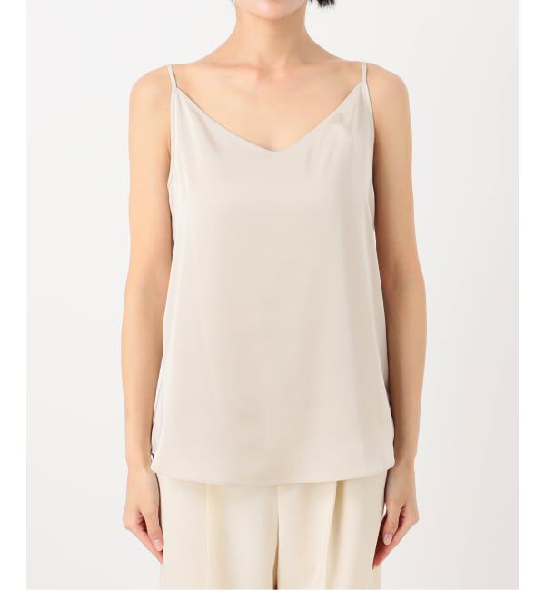 NOBLE「【洗える】メルティサテン2WAYキャミ」|キャミソール|