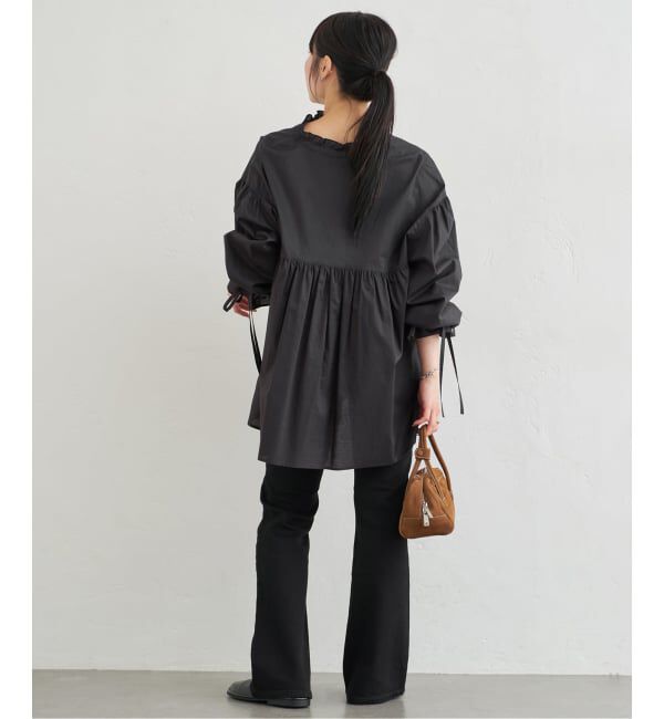 U by SPICK&SPAN「【SOMETHING/サムシング】 LISA FLARE」|デニム|