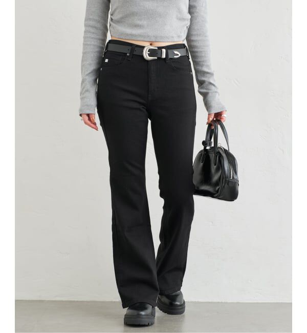 U by SPICK&SPAN「【SOMETHING/サムシング】 LISA FLARE」|デニム|