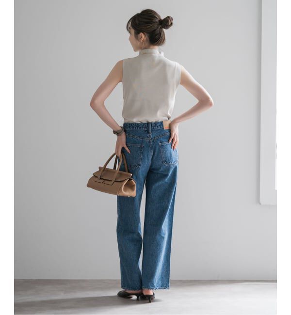 NOBLE「【洗える】ボトルネックスリーブレスニット」|ニット・セーター|