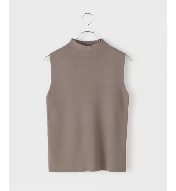 NOBLE「【洗える】ボトルネックスリーブレスニット」|ニット・セーター|