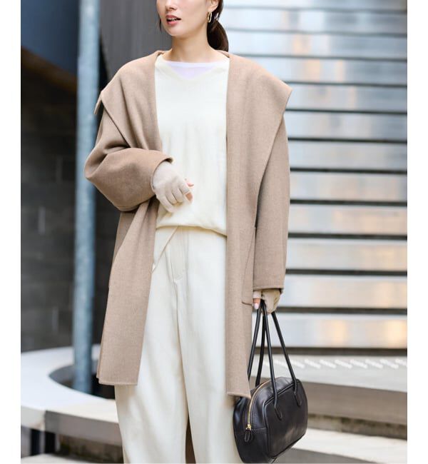 FRAMeWORK「SUPER160'sフーディショートコート」|その他|