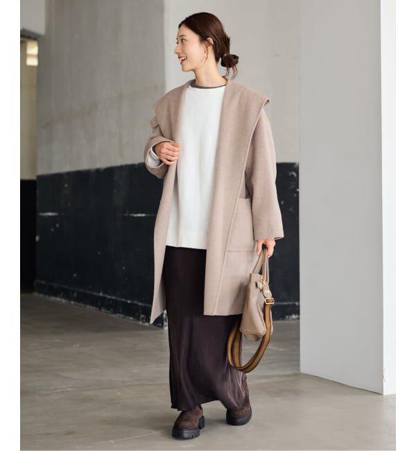 FRAMeWORK「SUPER160'sフーディショートコート」|その他|