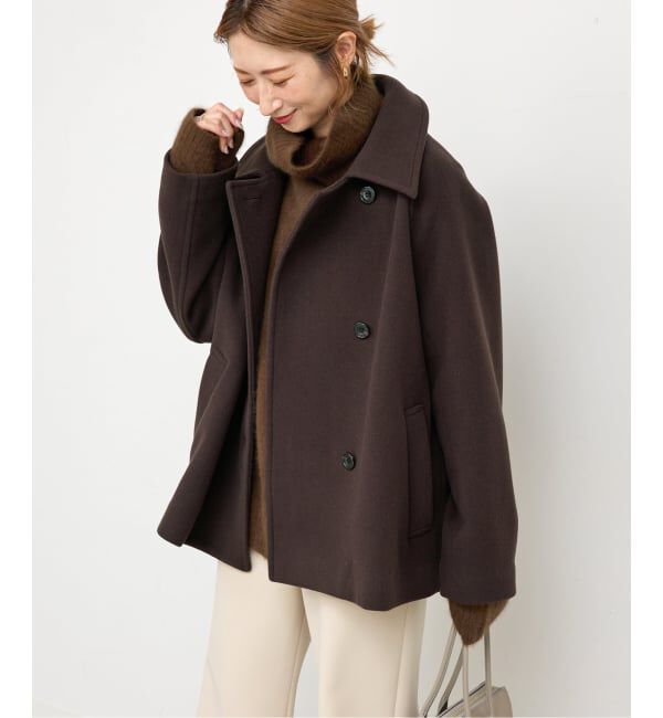 Spick and Span「《追加》S160スタンドカラーショートコート」|その他|