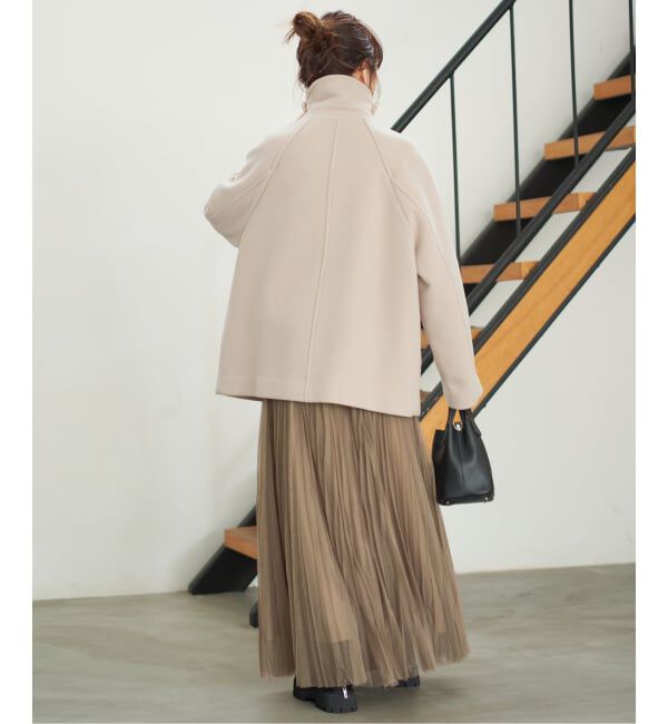 Spick and Span「《追加》S160スタンドカラーショートコート」|その他|