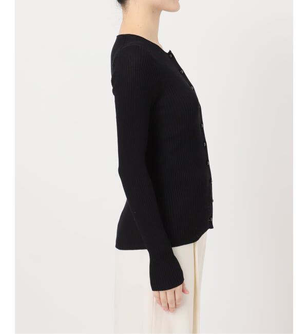 NOBLE「《追加予約》CO/SILK リブカーディガン」|カーディガン|