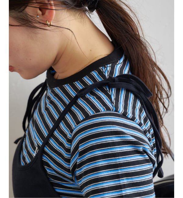 U by SPICK&SPAN「《予約》カットドッキングギャザースカート」|スカート|