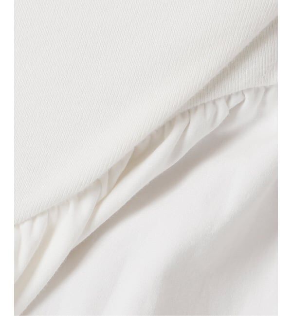 U by SPICK&SPAN「《予約》カットドッキングギャザースカート」|スカート|