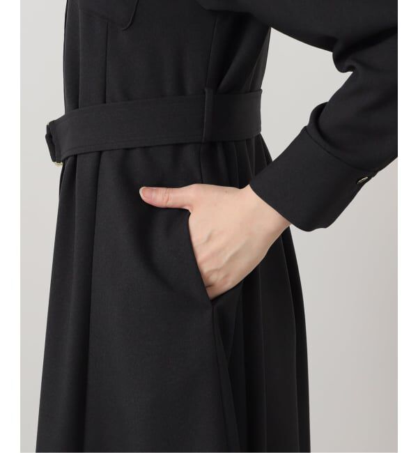  「【洗える】ツイルポケットシャツワンピース」|ワンピース|