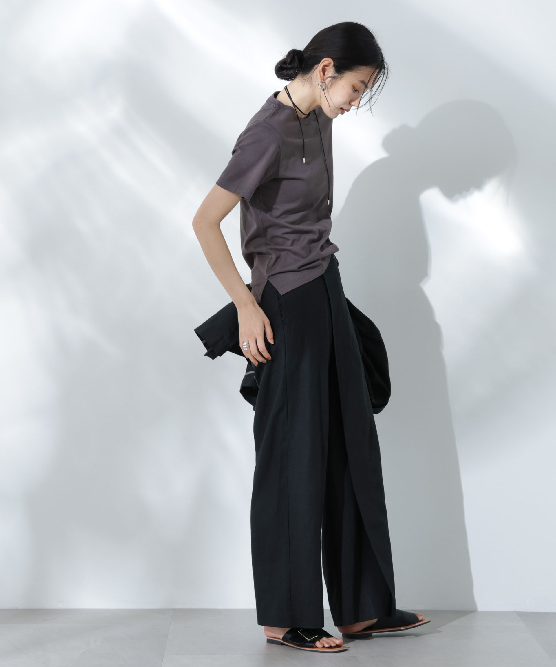 nano･universe「Anti Soaked(R) 汗染み防止クルーネックTシャツ」|Tシャツ・カットソー|