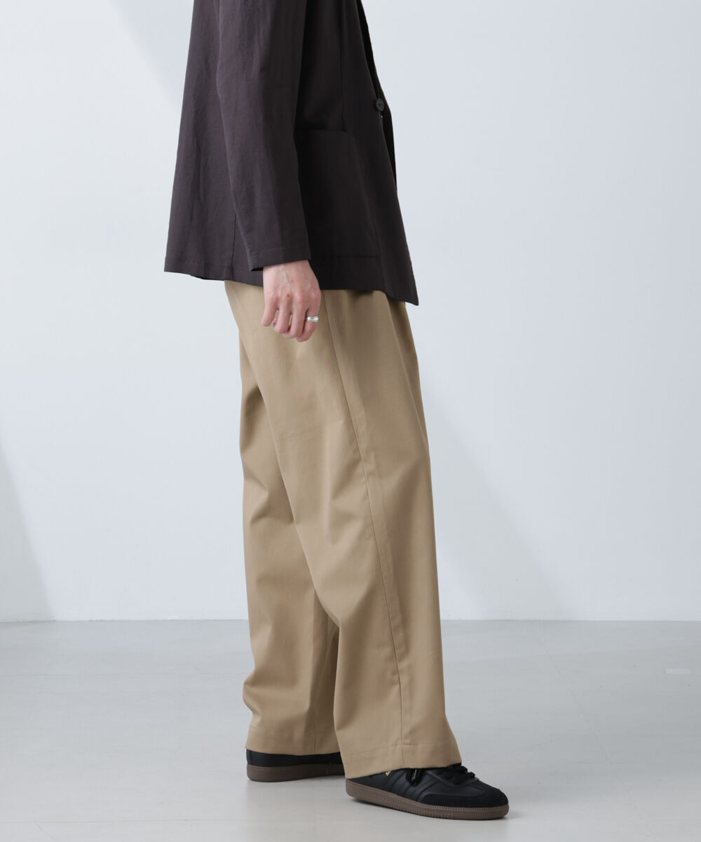 nano･universe「「大人のワイドパンツ」2タックワイドトラウザーズ」|チノ|