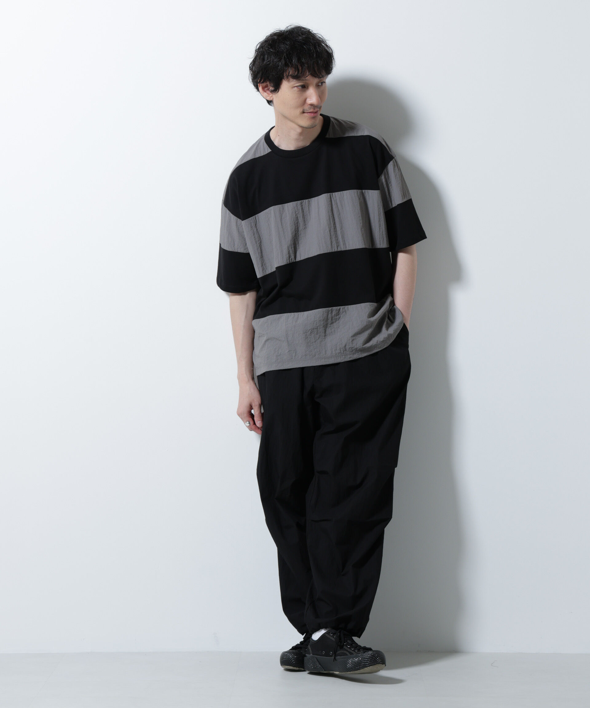 nano･universe「ライトウェイトバギーパンツ」|チノ|